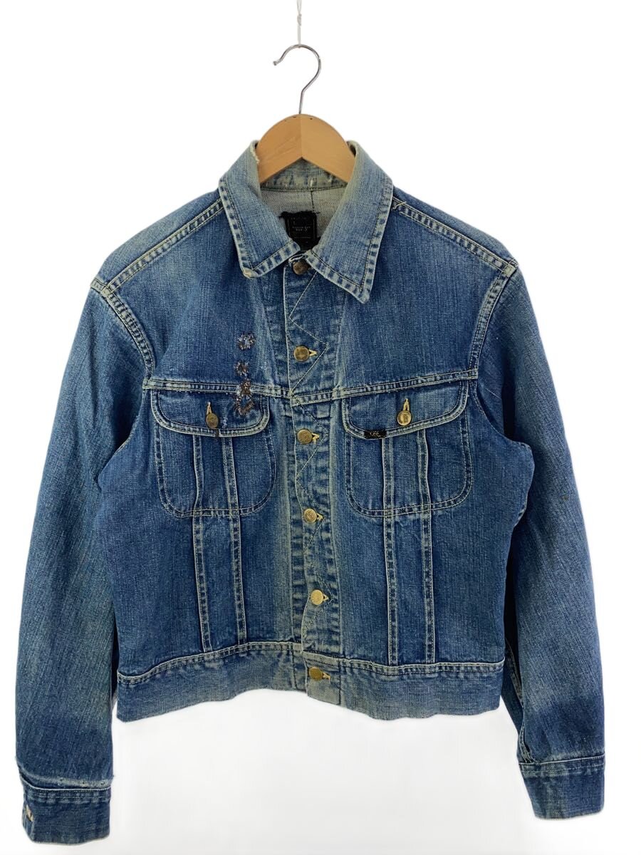 【中古】Lee◆60s/四角黒タグ/Gジャン/40/デニム/IDG/無地/101-J【メンズウェア】