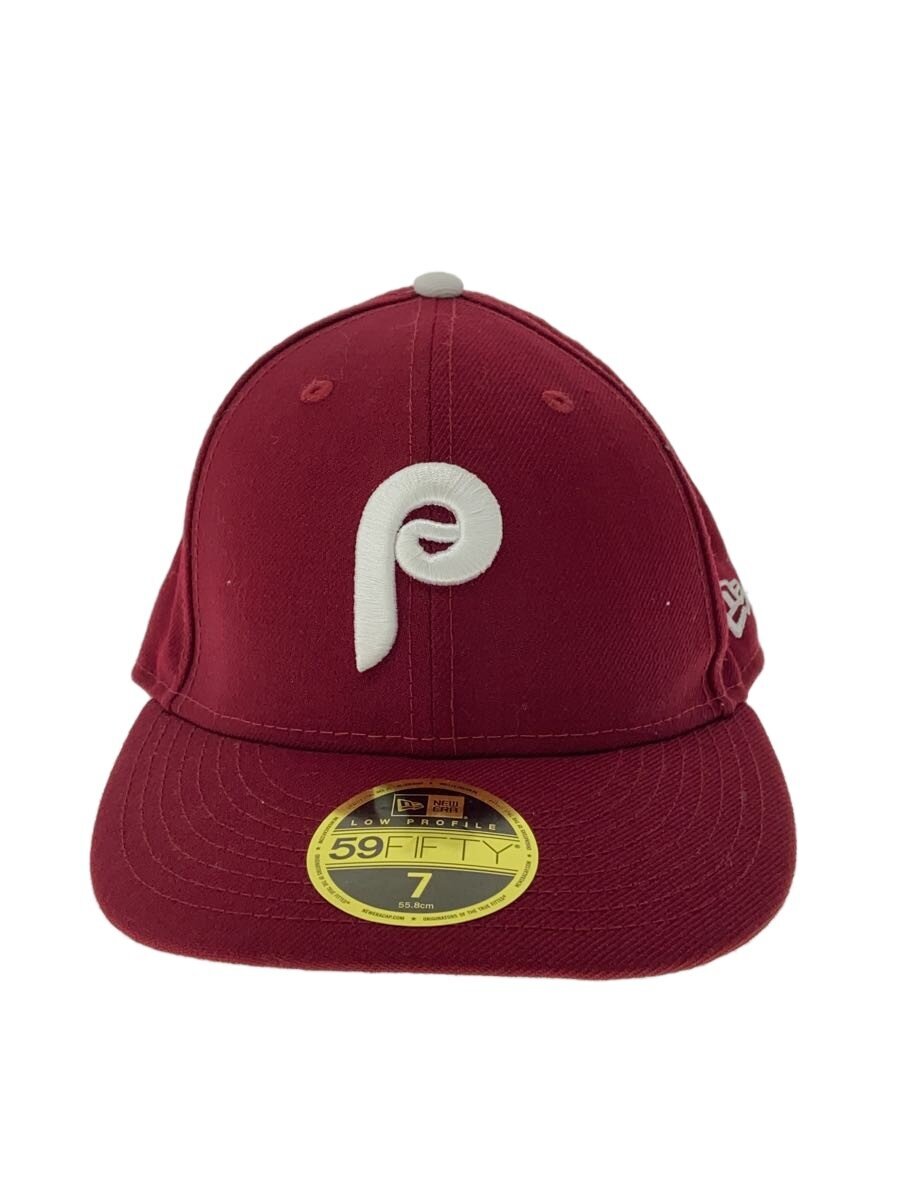 【中古】NEW ERA◆キャップ/7/ポリエステル/BRD/メンズ//【服飾雑貨他】(4.0)