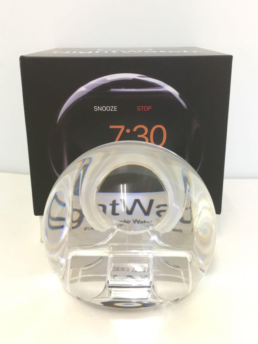 【中古】NightWatch/ナイトウォッチ/拡大時計/アップルウォッチ用充電ドック/スタンド/クリア【インテリア小物・日用雑貨】 [2]