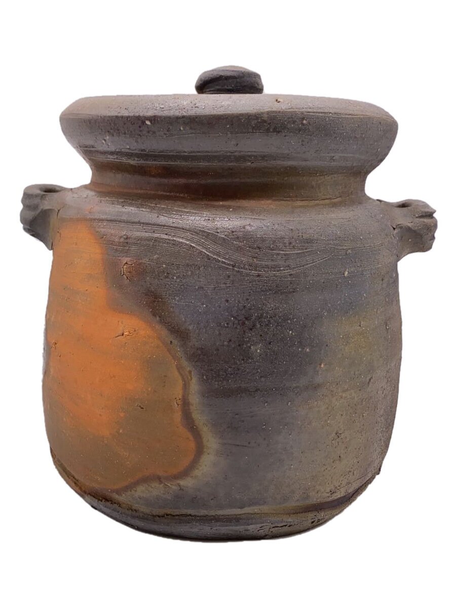 【中古】壺 高原邦彦/BRW/備前焼【キッチン用品】