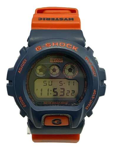 【中古】HYSTERIC GLAMOUR◆G-SHOCKコラボ/自動巻腕時計/デジタル/--/NVY/ORN/02191qg02975【服飾雑貨他】 【中古】HYSTERIC GLAMOUR◆G-SHOCKコラボ/自動巻腕時計/デジタル/--/NVY/ORN/02191qg02975【服飾雑貨他】