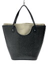【中古】q bag paris◆トートバッグ/--/BLK/カゴバッグ【バッグ】(4)