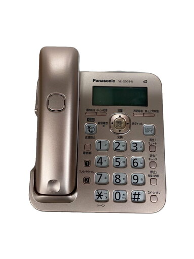 【中古】Panasonic◆電話機 VE-GD58DL-N【家電・ビジュアル・オーディオ】 【中古】Panasonic◆電話機 VE-GD58DL-N【家電・ビジュアル・オーディオ】