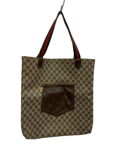 【中古】GUCCI◆GUCCI PARFUMS/トートバッグ/PVC/BEG【バッグ】 【中古】GUCCI◆GUCCI PARFUMS/トートバッグ/PVC/BEG【バッグ】