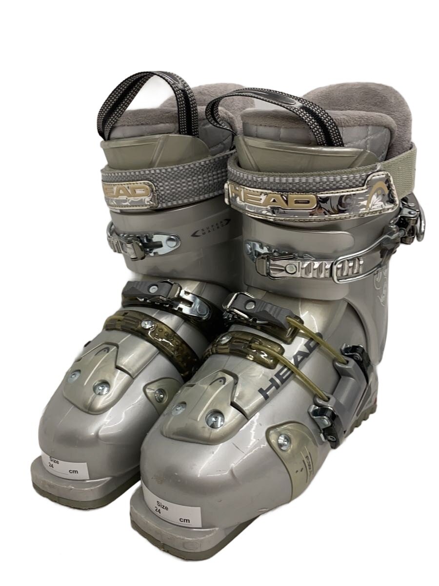 【中古】HEAD◆スキーブーツ/24.5cm/SLV/アダルト【スポーツ】