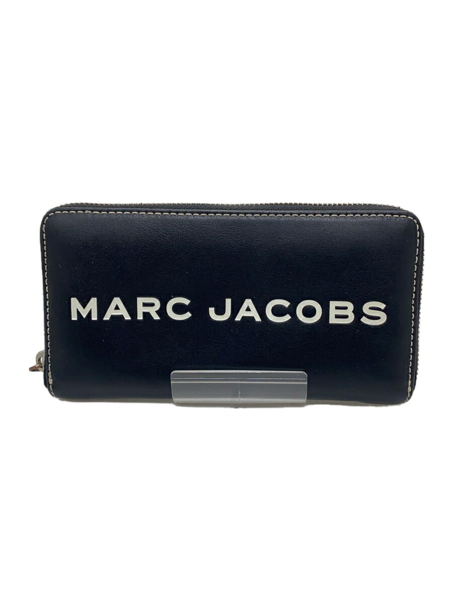 【中古】MARC JACOBS◆長財布/レザー/BLK/メンズ【服飾雑貨他】