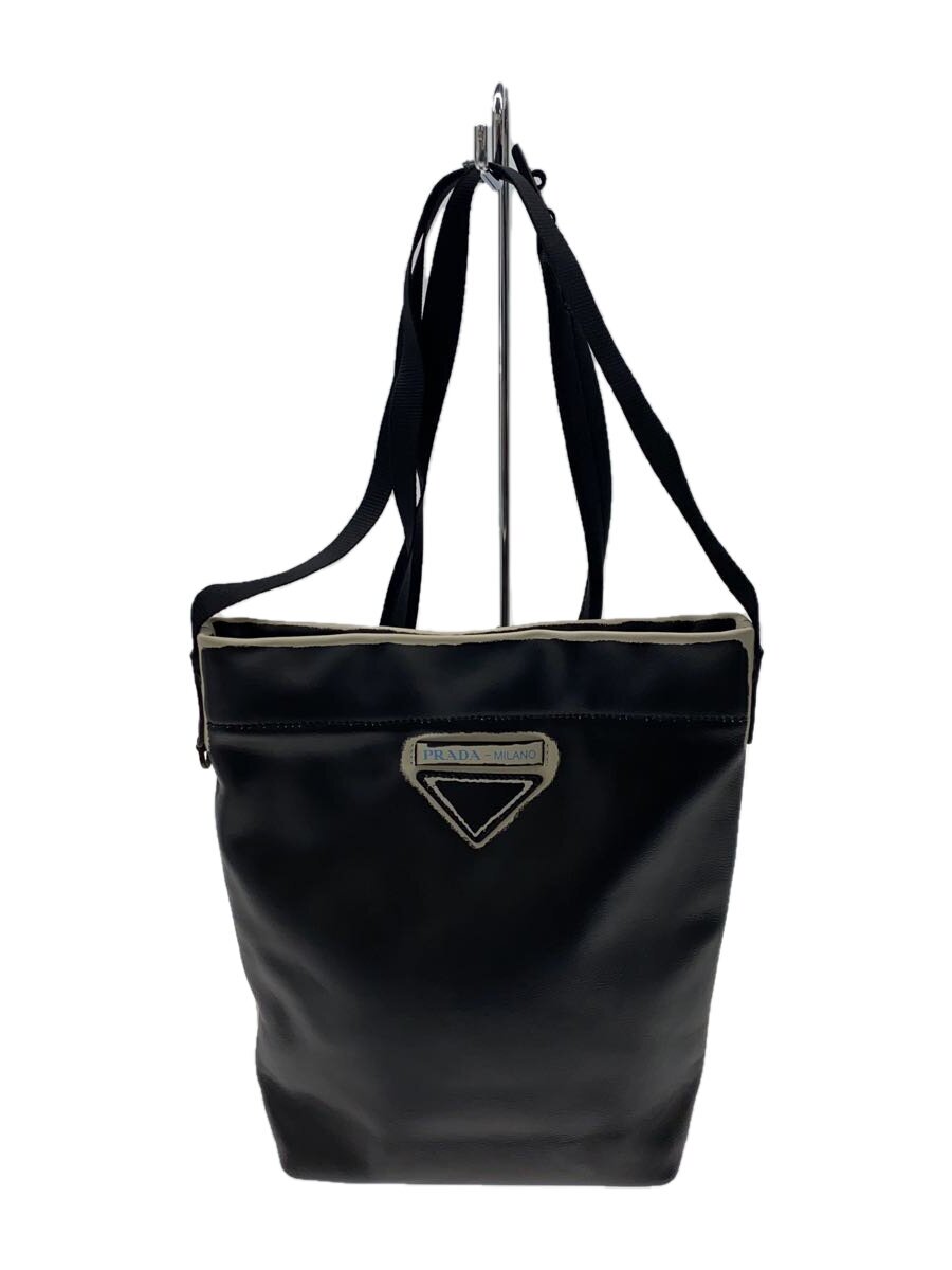 【中古】PRADA◆PRADA プラダ ショルダーバッグ/ブラック【バッグ】