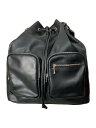 【中古】jouetie◆リュック/フェイクレザー/BLK/無地/リュック【バッグ】(4)