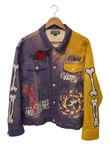 【中古】GALFY◆ジャケット/L/コットン/PUP/121001【メンズウェア】 【中古】GALFY◆ジャケット/L/コットン/PUP/121001【メンズウェア】