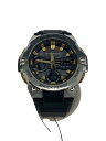 【中古】CASIO◆ソーラー腕時計_G-SHOCK/アナログ/BLK/BLK【服飾雑貨他】