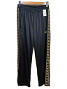 【中古】lucien pellat-finet◆LPF Skull Embroidered Tape Line Track Pants/S/ポリエステル/BLK/【メンズウェア】
