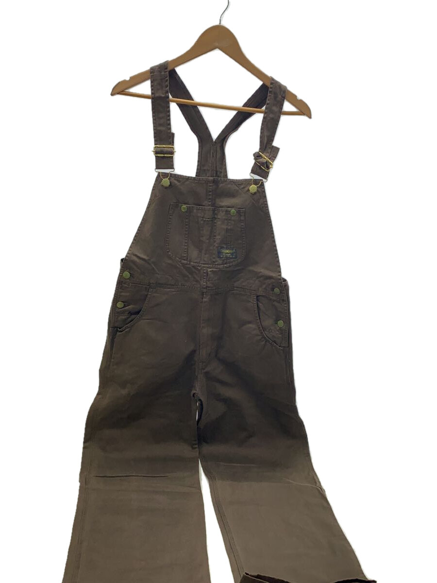 【中古】OshKosh◆オーバーオール/M/コットン/KHK/939-1101【メンズウェア】