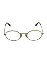 【中古】Ray-Ban◆メガネ/オーバル/メタル/GLD/CLR/レディース/RB3547V//【服飾雑貨他】