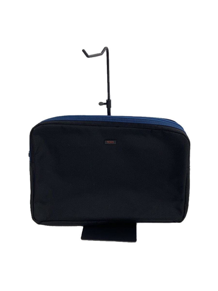 【中古】TUMI◆セカンドバッグ/ナイロン/BLK/無地【バッグ】