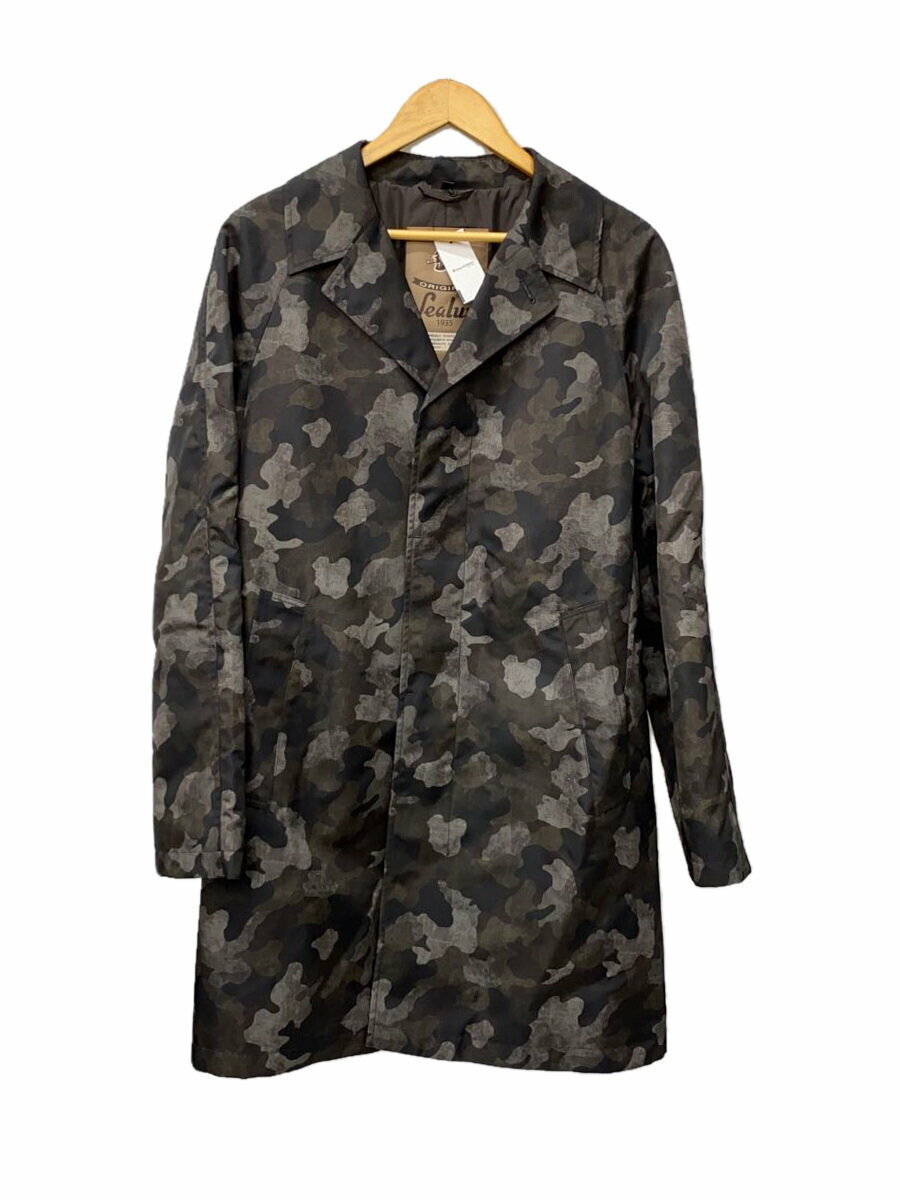 【中古】SEALUP◆コート/50/--/BRW/カモフラ【メンズウェア】