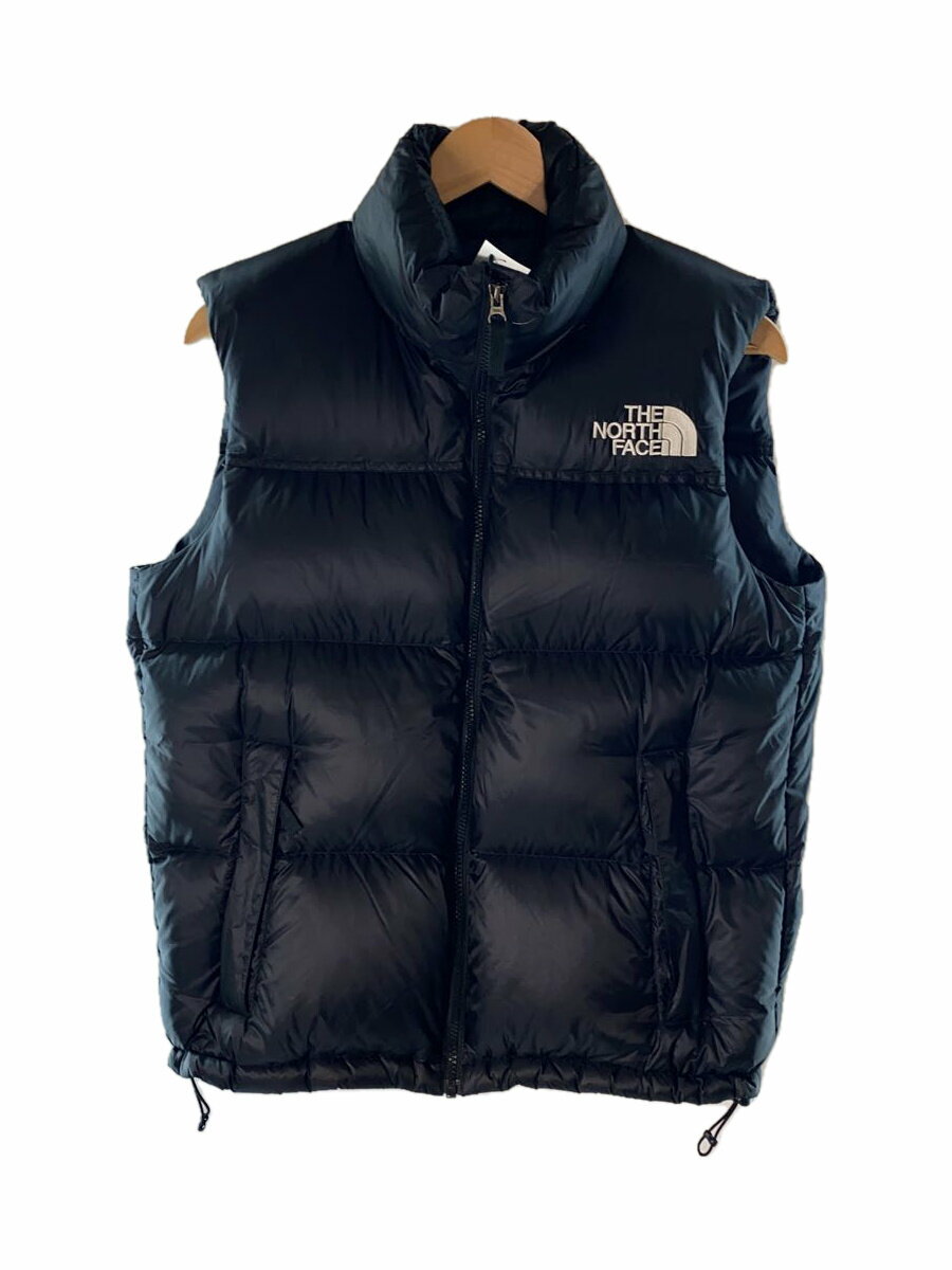 【中古】THE NORTH FACE◆ダウンベスト/M/ナイロン/BLK/ND91716Z【メンズウェア】