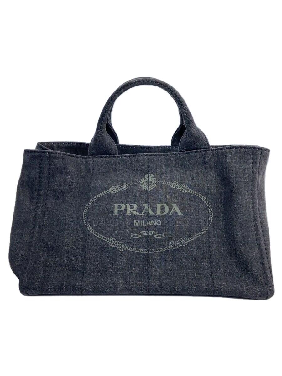 【中古】PRADA◆トートバッグ/--/BLK/1BG642【バッグ】