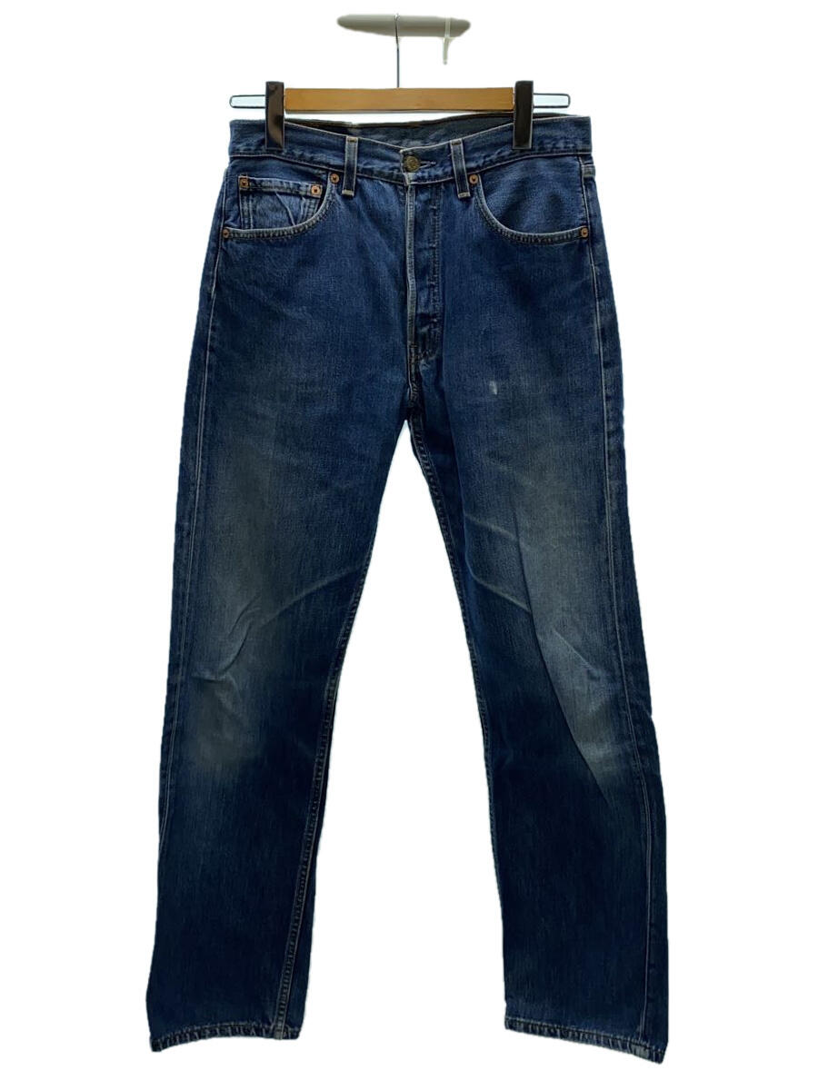 【中古】Levi’s◆ボトム/32/コットン/IDG/米国製【メンズウェア】