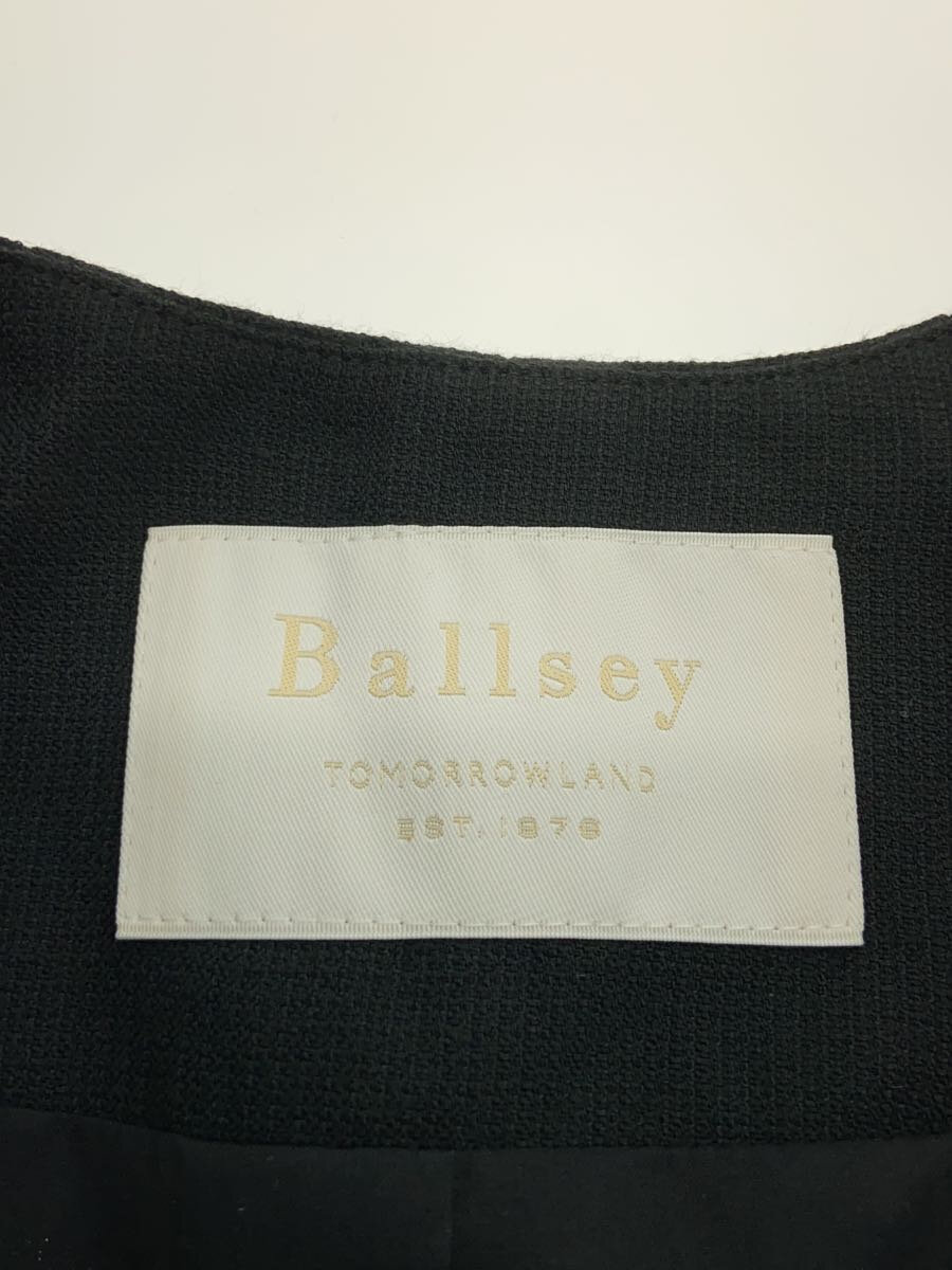 【中古】BALLSEY◆コードレーン ハーフスリーブ/セットアップ/36/レーヨン/BLK/11074207534【レディースウェア】