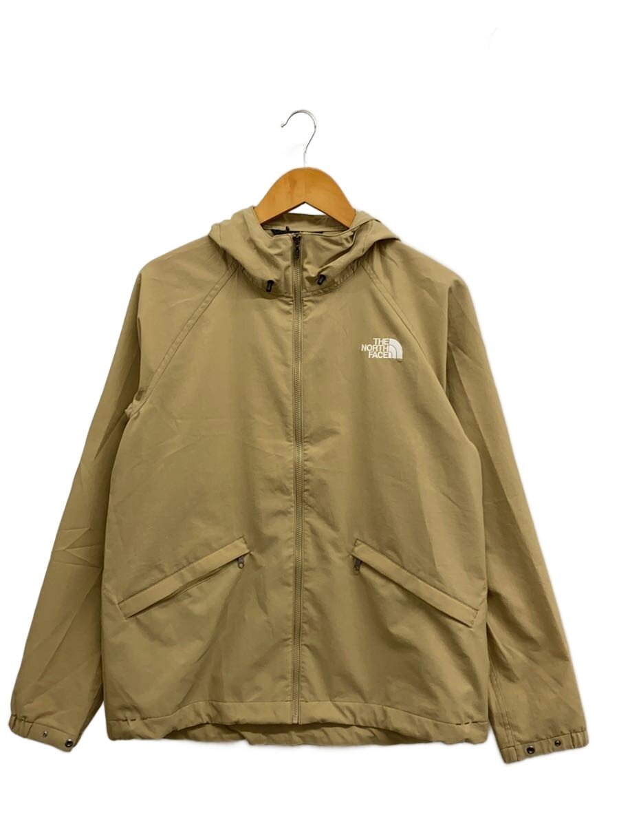 THE NORTH FACE◆TNF BE FREE JACKET_TNFビーフリージャケット/S/ポリエステル/BEG//