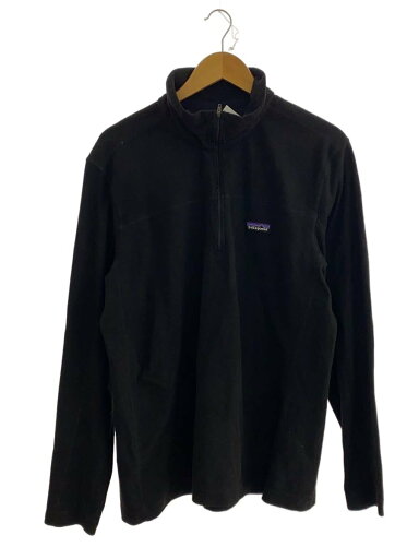 【中古】patagonia◆ハーフジップ/フリースジャケット/L/ポリエステル/BLK/無地/26176//【メンズウェア】 【中古】patagonia◆ハーフジップ/フリースジャケット/L/ポリエステル/BLK/無地/26176//【メンズウェア】