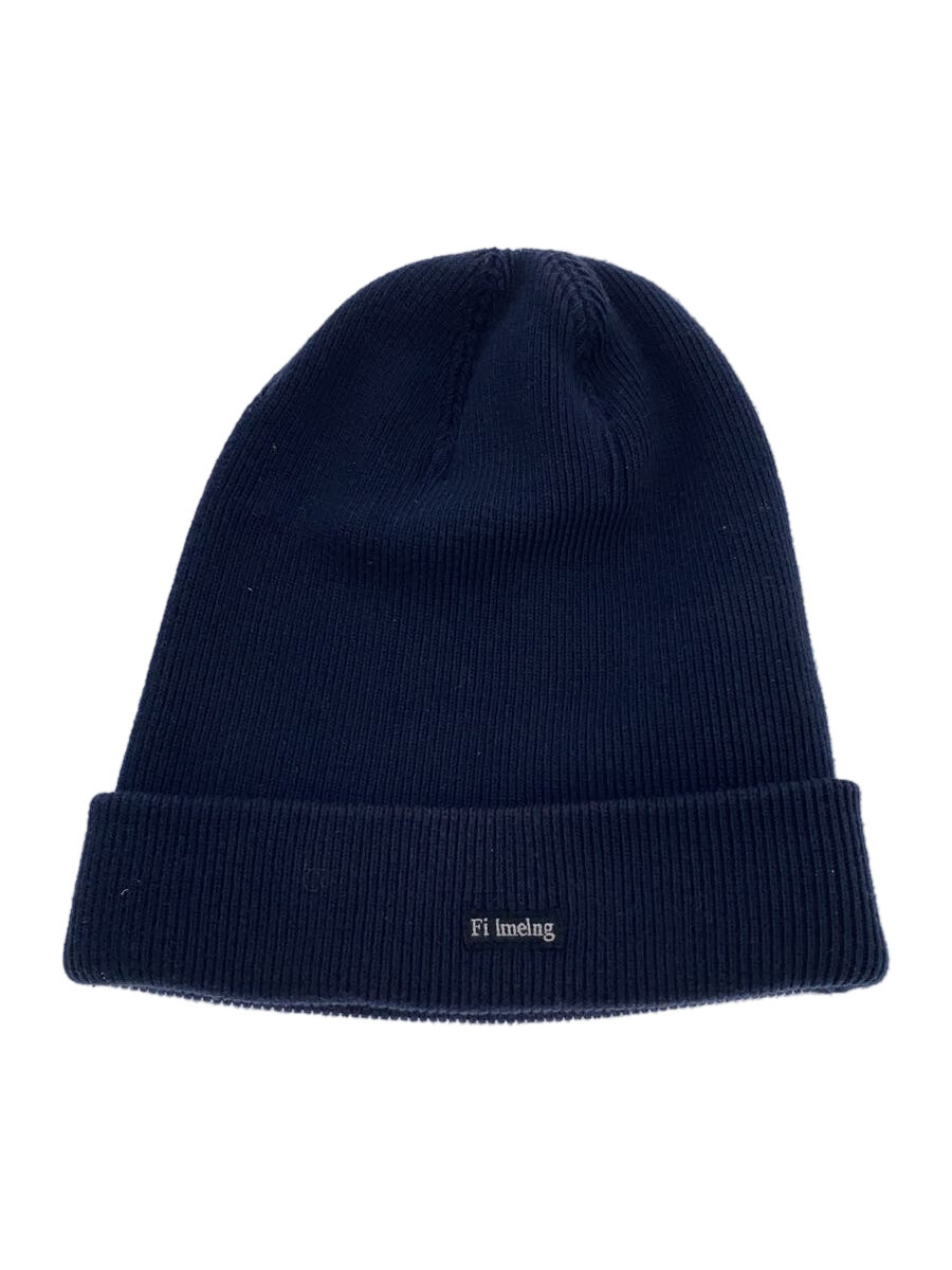 【中古】FilMelange◆ニットキャップ/--/NVY/無地/メンズ/ネイビー【服飾雑貨他】