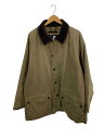 【中古】Barbour◆BEAUFORT JACKET/XXL/コットン/BEG/全体ヤケ・ジップ持ち手破損【メンズウェア】