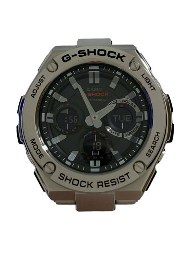 【中古】CASIO◆ソーラー腕時計・G-SHOCK/デジアナ/SLV【服飾雑貨他】 【中古】CASIO◆ソーラー腕時計・G-SHOCK/デジアナ/SLV【服飾雑貨他】