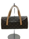 【中古】LOUIS VUITTON◆ソナティネ_モノグラム_BRW/PVC/BRW【バッグ】