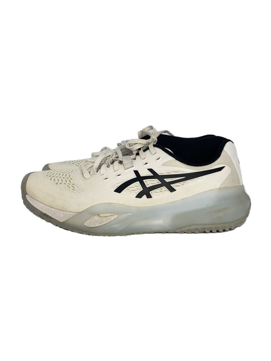 【中古】ASICS◆GEL-RESOLUTION X OC/テニスシューズ/1041A502/ホワイト/26cm【シューズ】