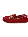 【中古】UGG australia◆ローファー/27cm/RED/スウェード/1006788【シューズ】(4)