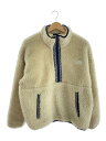 【中古】THE NORTH FACE◆SWEET WATER PULLOVER BIO/L/ポリエステル/CRM/無地/ボア【メンズウェア】