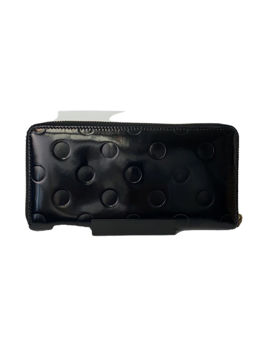【中古】Wallet COMME des GARCONS◆長財布/--/BLK/ドット/メンズ//【服飾雑貨他】