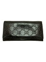 【中古】GUCCI◆長財布/レザー/BRW/総柄/メンズ【服飾雑貨他】