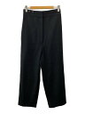 【中古】H BEAUTY&YOUTH◆ワイドパンツ/S/ウール/BLK/1614-299-6134/サスペンダーなし【レディースウェア】