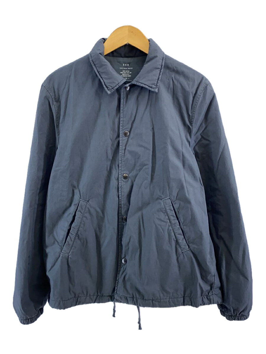 【中古】SAVE KHAKI UNITED◆コーチジャケット/M/コットン/GRY/無地/21-011-611-0003-1-0【メンズウェア】