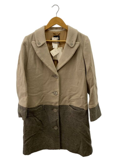 【中古】mina perhonen◆コート/ra6374/coast/コースト/ra6374/バイカラー【レディースウェア】 【中古】mina perhonen◆コート/ra6374/coast/コースト/ra6374/バイカラー【レディースウェア】