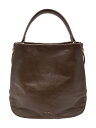【中古】Paul Smith◆ハンドバッグ/レザー/BRW/無地【バッグ】