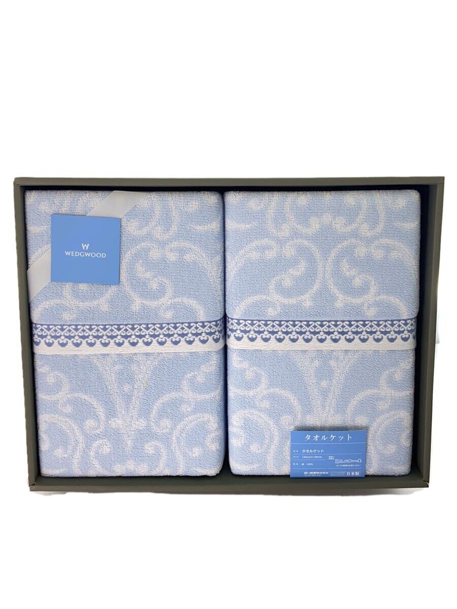 【中古】WEDGWOOD◆寝具/2点セット/BLU【インテリア小物・日用雑貨】