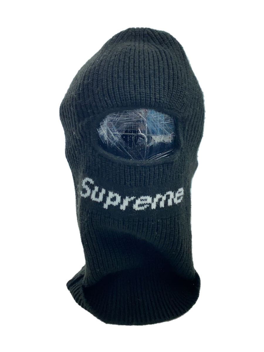 【中古】Supreme◆ニットキャップ/--/アクリル/BLK/メンズ【服飾雑貨他】