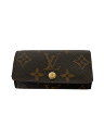 【中古】LOUIS VUITTON◆ミュルティクレ4_モノグラム・キャンバス_BRW/--/BRW/総柄/メンズ【服飾雑貨他】(4)