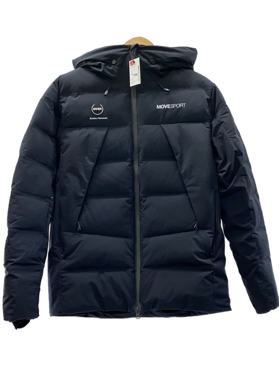 DESCENTE◆MOVESPORT/AIR CIRCULATION/ダウンジャケット/M/ナイロン/BLK/ST4FDJ05M