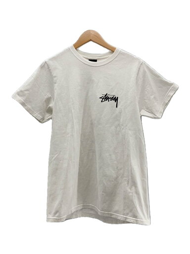 【中古】STUSSY◆ステューシー/Tシャツ/S/コットン/プリント/ホワイト【メンズウェア】 【中古】STUSSY◆ステューシー/Tシャツ/S/コットン/プリント/ホワイト【メンズウェア】