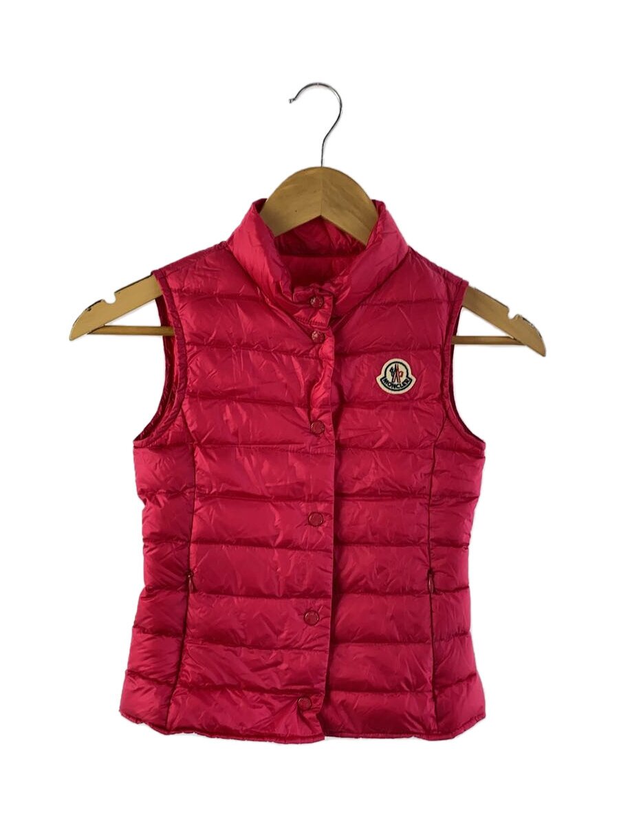 【中古】MONCLER◆LIANE GILET/ベスト/130cm/ナイロン/PNK/B195448 ...