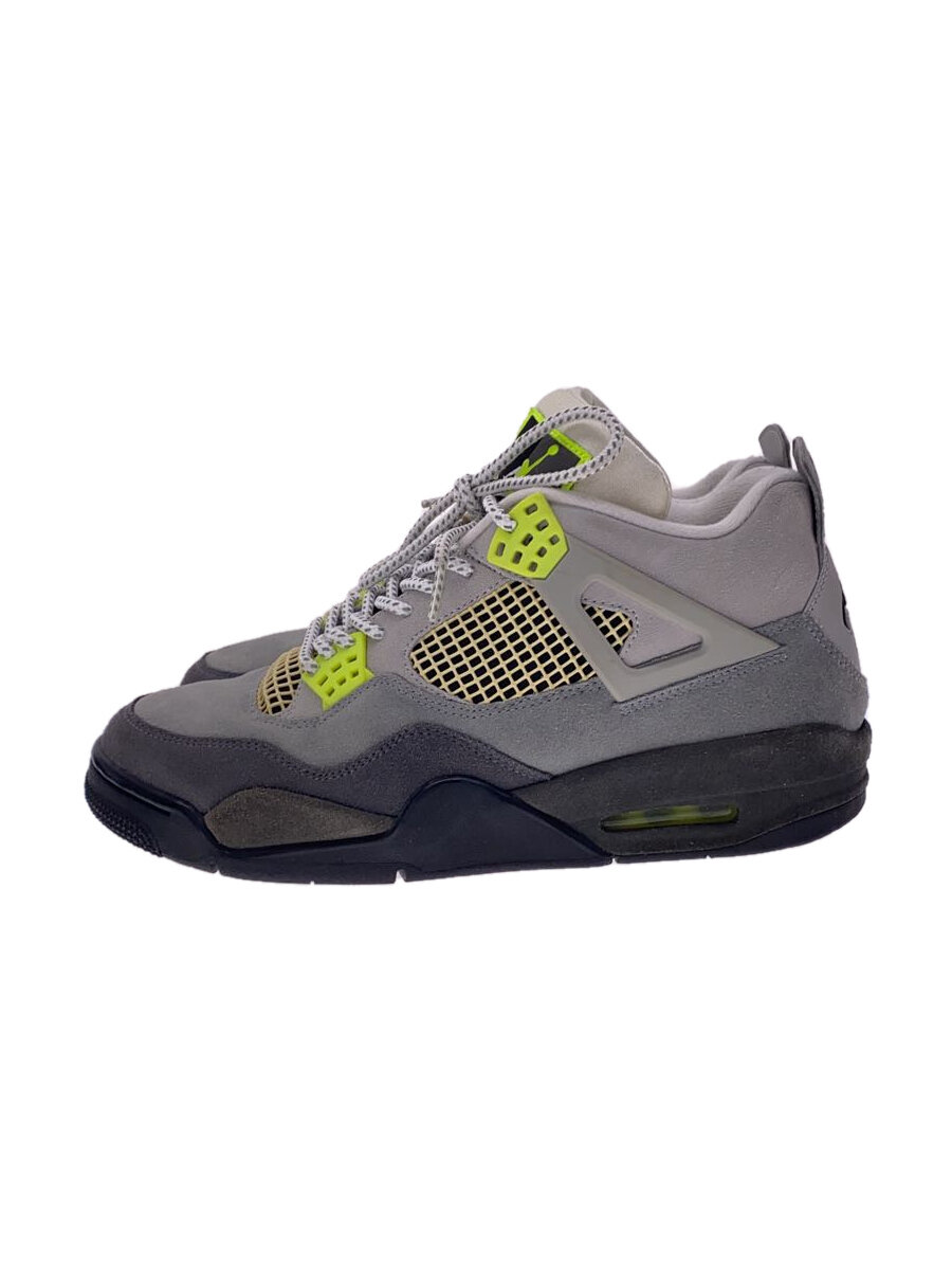 【中古】NIKE◆AIR JORDAN 4 RETRO SE/エアジョーダン 4 レトロ SE/グレー/CT5342-007/28c【シューズ】