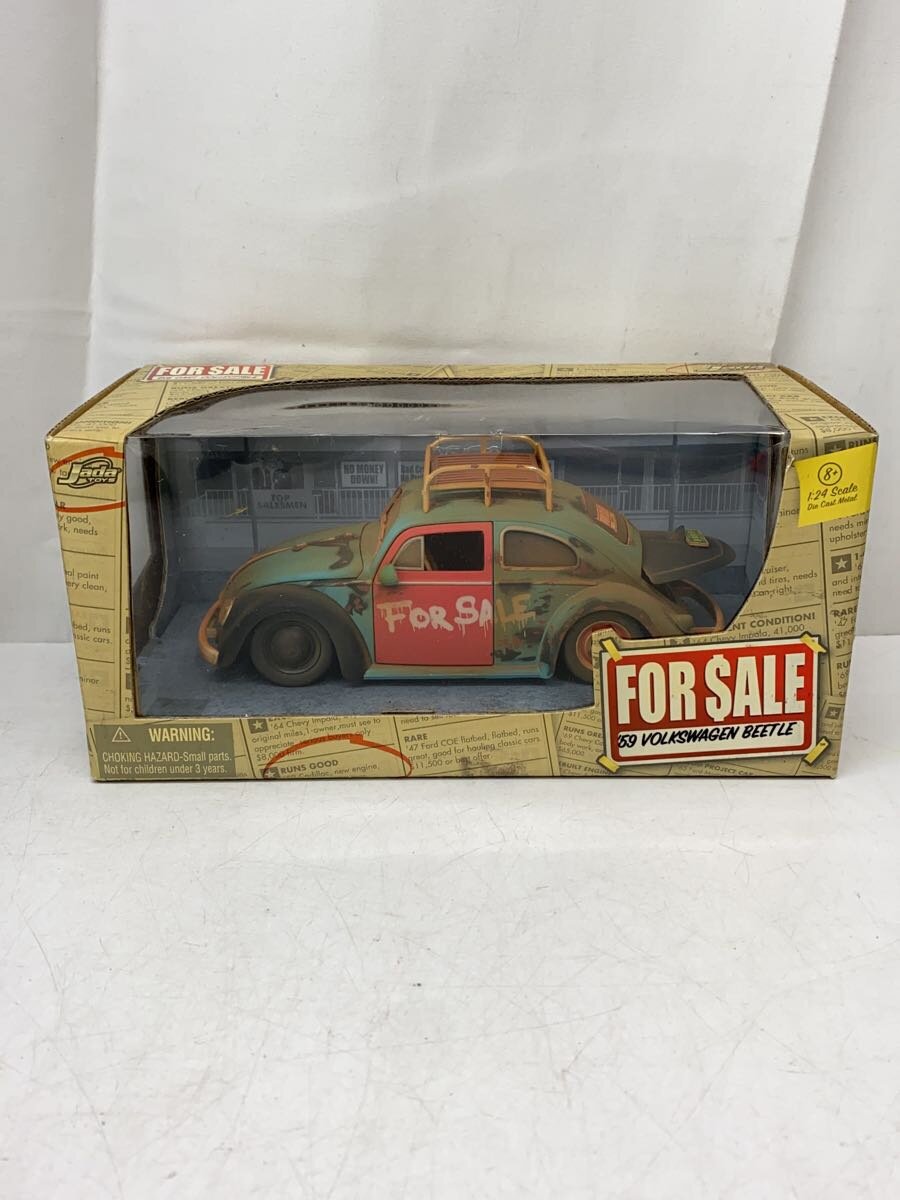 【中古】ユーカンパニー/59フォルクスワーゲン/ビートル/FOR SALEペイント/1/24//【ホビー】