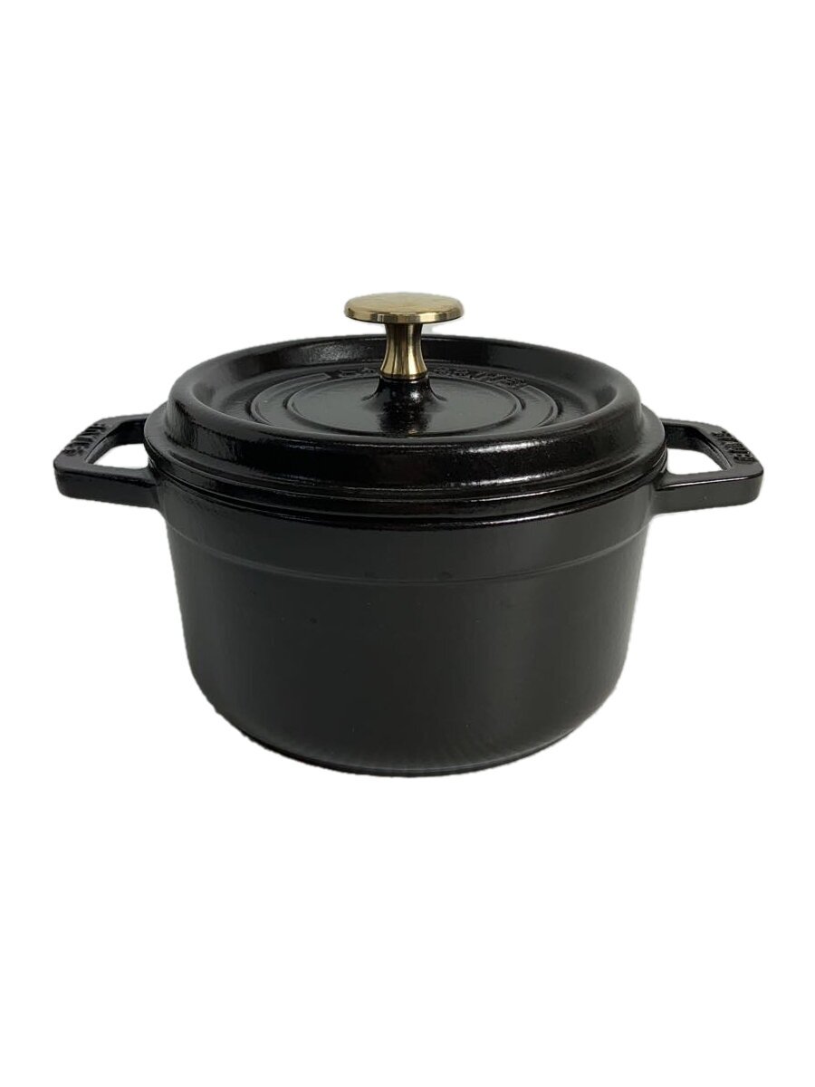 【中古】Staub◆鍋/サイズ:16cm/1.2l/ブラック/40509-479【キッチン用品】