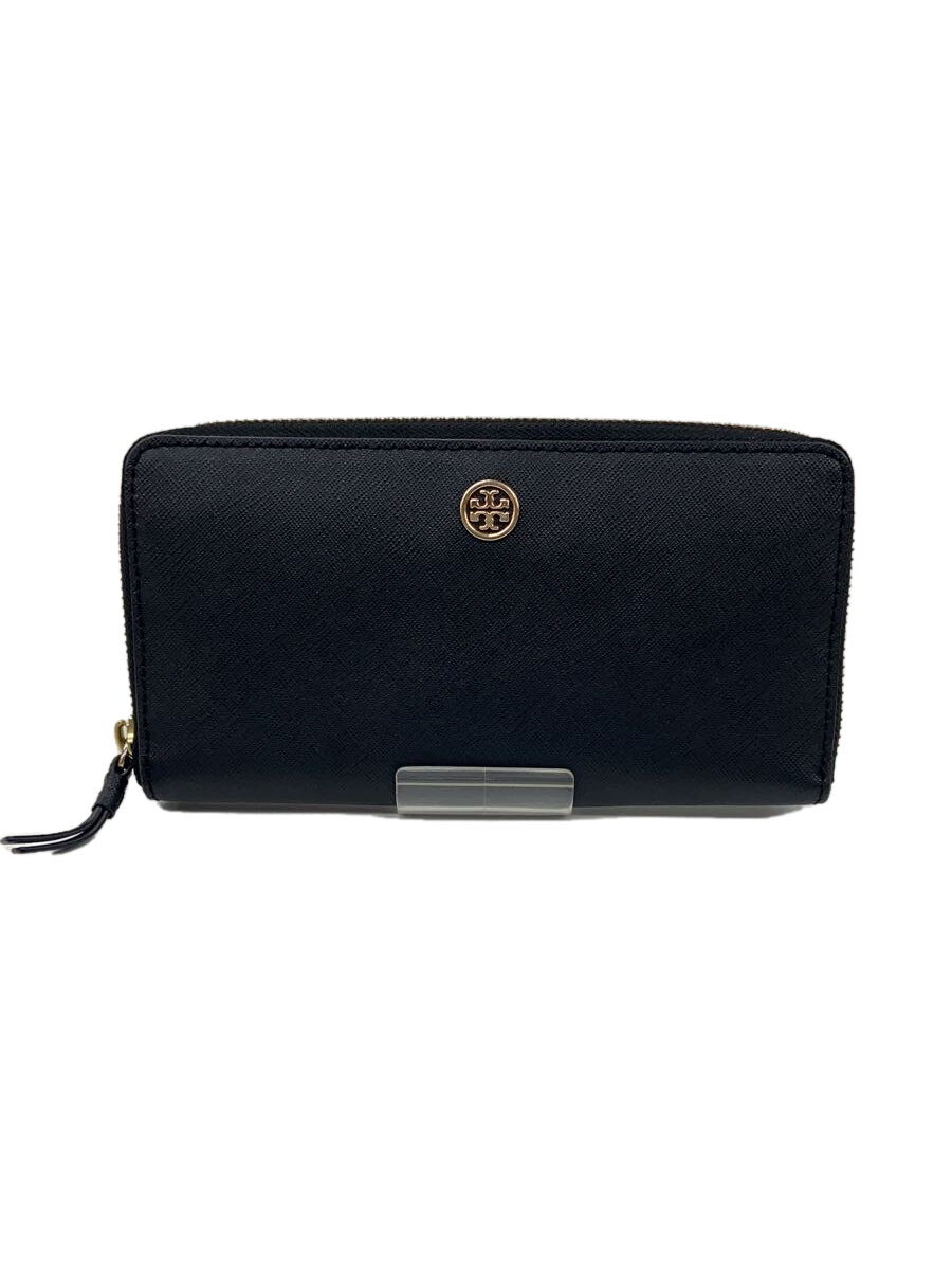 【中古】TORY BURCH◆長財布/--/BLK/無地/レディース/10005657【服飾雑貨他】