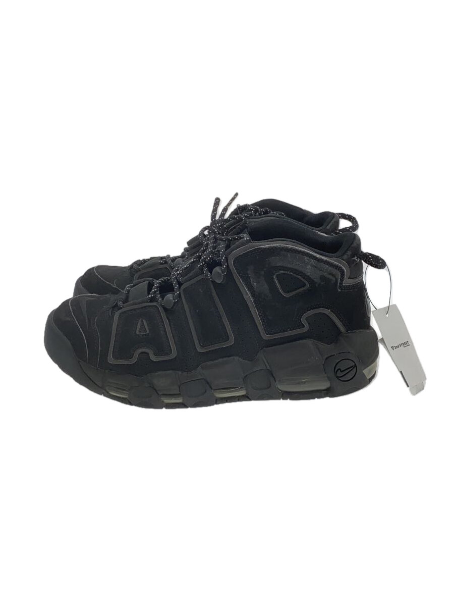 【中古】NIKE◆AIR MORE UPTEMPO/エアモアアップテンポ/ブラック/414962-004/27cm/BLK//【シューズ】