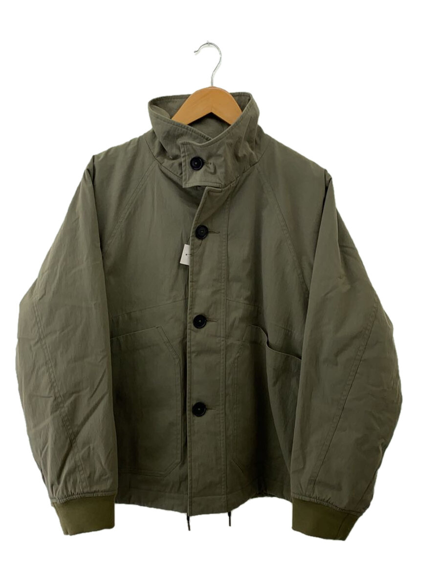 【中古】MHL.◆2023年model/Padded Cotton Nylon/M/コットン/カーキ/無地/596-3225507【メンズウェア】